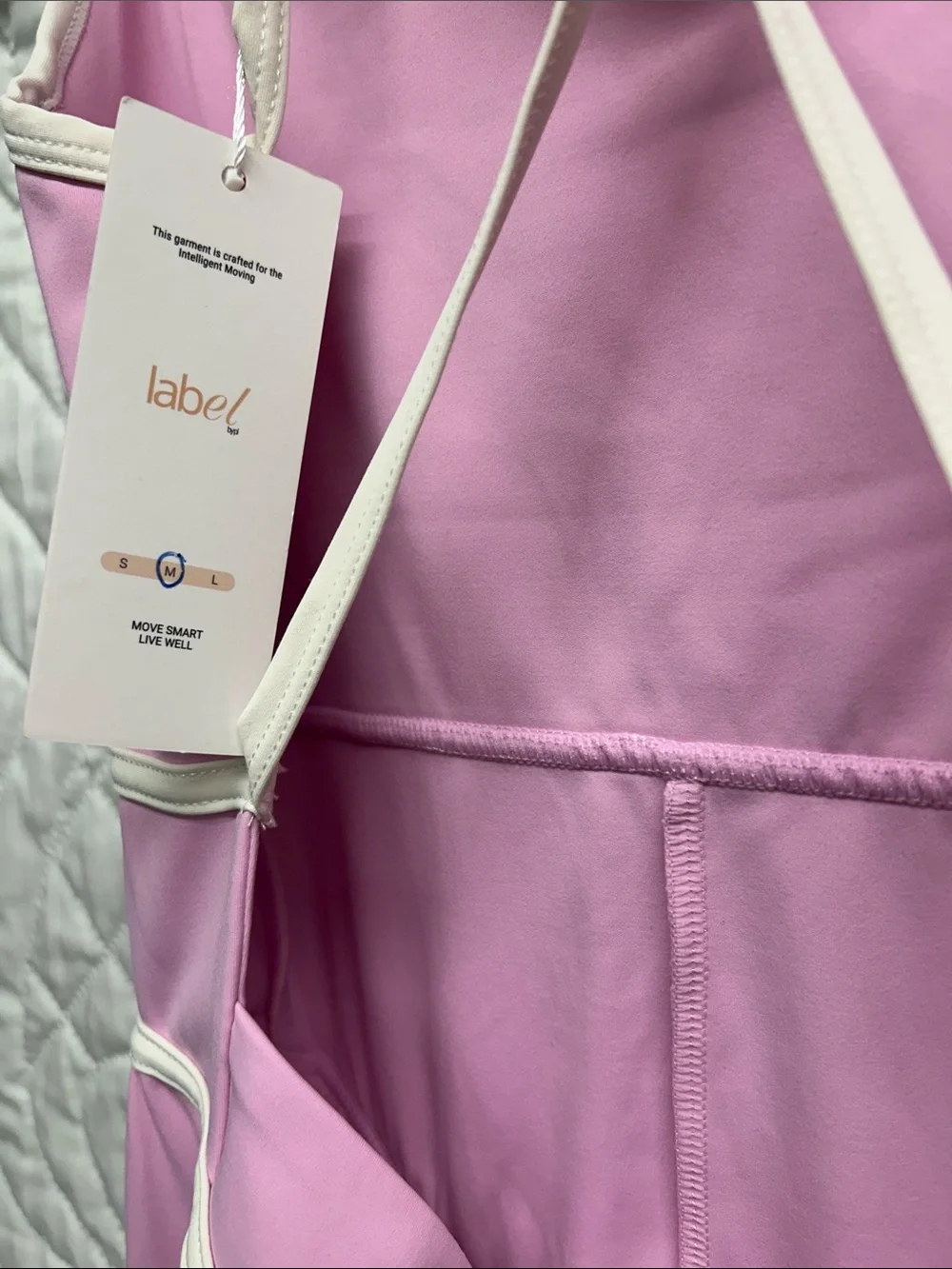 Labels lightweight pink